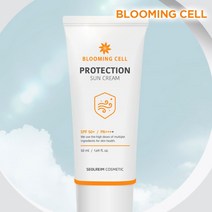 블루밍셀 프로텍션 톤업 미백 밀착 선크림 SPF 50+/PA++++ 백탁없는 선크림