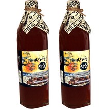 산야초식초 1000ml x 2병 / 100가지 산야초 발효식초 먹는 흑식초 흑초 현미 발사믹 세설원 추천