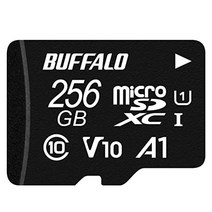 Buffalo 버팔로 microSD 256GB 100MB/s UHS-1 U1 microSDXC【 Nintendo Switch/드라이브 레코더 대응 】 V10 A1 IPX7 Full HD 데이터 복구 서비스 RMSD-256U11HA/N, 1MB