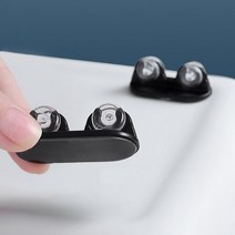 다용도 이동식 휠 미니바퀴 4P 부착형 가구 바퀴, 화이트4P