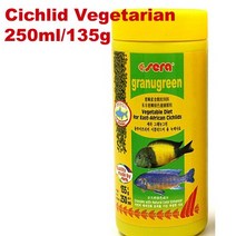 Sera Fish food 종류의 미니 아기 물고기 새우 cichild discus betta guppy botton 메기, [01] M, [12] Cichlid Veg 135g