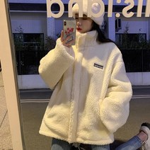 짝꿍닷컴 레트로점퍼 뽀글이 오버핏후리스 LK HS21