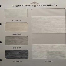 창문블라인드 사무실 베란다 블라인드 스마트 더블 레이어 럭셔리 듀얼 롤러 모터 암막 낮과 밤 전동 지브라 창 무료 샘플