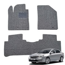 포시즌 르노삼성 SM5 코일매트 전차종 확장일체 1+2열 자동차매트, 그레이, 뉴SM5 2005~2007년도