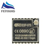 100개 ESP8266 ESP01/ ESP-01S/ESP-07/ESP-12E/ESP-12F 원격 직렬 포트 WIFI 무선 모듈 스마트 하우징 어댑터, ESP-07S