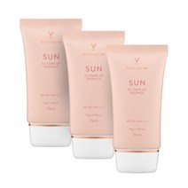 [브이앤코] V&Co 브이 코어텍틴 선 에센스 70g 무기자차 유기자차 선케어 선스틱 선크림 피부과화장품 병원화장품, 톤업 에센스 3개