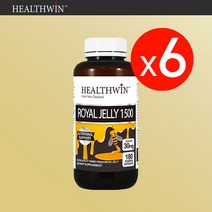 헬스윈 로얄제리 1500mg 180캡슐 (10-HDA 30mg), 6개