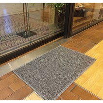 스타일 코일현관매트 발판 깔판 깔개 업소용 사무실 출입구 도어 입구 바닥 신발털이 미끄럼방지 발매트, 60cm×90cm