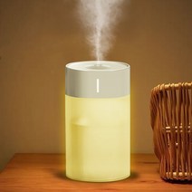 BOCKICHI 무드등 LED 미니 가습기 KC인증, 화이트