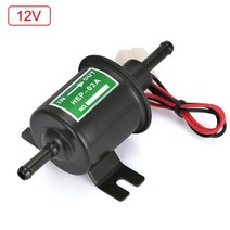 저압 범용 디젤 가솔린 가솔린 전기 연료 펌프 볼트 고정 와이어 HEP-02A 12V 24V 기화기 오토바이 ATV 자, 03 Black 12V, 03 12V Black