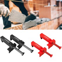 5pcs Bricklaying 건설 도구 라이너 벽 빌딩 와이어 프레임 러너 서랍 해결사 고정 장치 엔지니어링, [01] 2Pcs Black