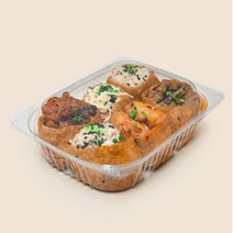 디저트케이스 유부초밥 샐러드 샌드위치 PET 세트 (D-337) 장원패키지 [100ea]