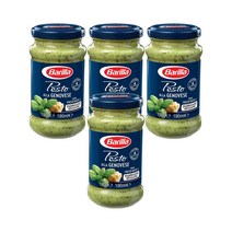 바릴라 페스토 제노베제 파스타 소스 190g Barilla Pesto Genovese Pasta Sauce, 4팩, 4개