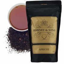 Harney & Sons 살구 차 | 473.2ml16온스 향이 나는 루스 리프 홍차 214947, 1 Pound (Pack of 1)