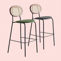 꼬모까사 [꼬모까사]페더 라탄 바체어 (2종색상), 그린/65cm(절삭요청)