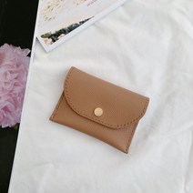 [제이바이블] 100% 핸드메이드 수제 소가죽 2단 카드지갑 명합지갑 이니셜 무료 각인