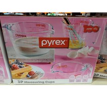 코렐 파이렉스 내열유리 오리지날 눈금 계량컵 3종, 없음, 상세설명 참조