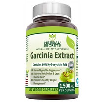 Herbal Secrets 허벌시크릿 가르시니아 추출 팻버닝 보충제 1500mg 180정