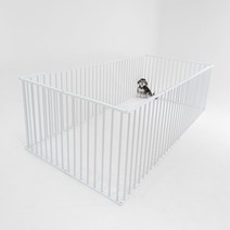 독톡 강아지 울타리 애견 펜스 알루미늄 높이 800mm 12PCS 애견카페 다견가정 강추, 블랙, 알루미늄(단일색상)