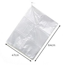 업소용 재활용 분리수거 100p 쓰레기봉투 화이트 20L, 1