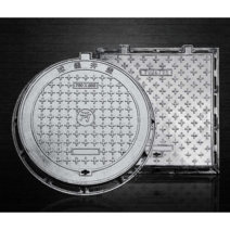 정화조 덮개 빗물 튼튼한 공사 화격자 보수 수로관, 원형 φ600 600×700 하중 12톤