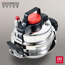 이녹스프랑 클라인 미니 압력솥 SW-PRC3000 2~3인용 1.4L+나무받침대, 압력솥+대나무 받침대+대나무 뚜껑+안전핀+고무패킹, 혼합색상