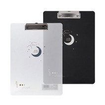DELI 델리 별자리 클립보드 A4 결재판 메뉴판, 화이트(72400)