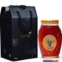 [지리산토종꿀농원] 야생토종꿀 100% 2.4kg / 유리병포장