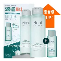 아이디얼 포맨 시카플러스 토너 기획 200ml (추가 증정 50ml), 01_시카플러스토너 200ml(50ml)_1개