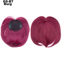 헤어피스 붙임머리 부분가발 Jeedou 머리 Bangs Blunt-Bang 클립 부분가발False Fringe Black Brown Women39s Hairpieces, [01] 6inches, [02] 5개, [18] Burg