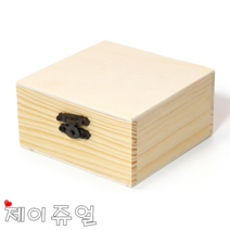 사각보석함 나무보석함 사각 우드 주얼리 보관 케이스, 사각나무보석함
