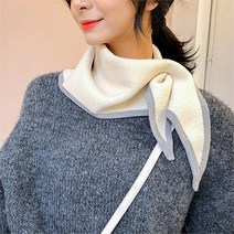 s532 도툼한 골져스 트라이앵글 코디 미니 스카프