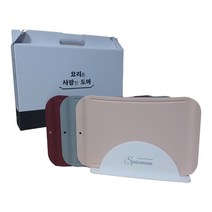 스페이스맨 TPU소재, TPU도마 3가지색상+도마꽂이 (선물세트)
