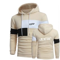 명패디자인 CCM 프린트 스플라이스 풀오버 남성 하라주쿠 스웨터 코튼 코트 후드 탑 최신 봄 가을 2792119426, L CHINA, 1