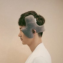 남녀 옆머리 뜨기 방지 폼 다운펌기기 남성 셀프 앞머리, 회색개