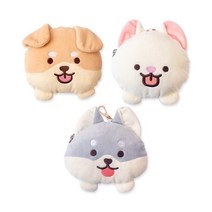 시고르아기 원형 가방고리 파우치 유기견후원 생명공감, 로사