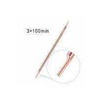 전기 용접기 배터리 스폿 용접 바늘 맞대기 알루미나 구리 핀, T3x100mm Eccentric