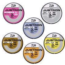 다이와 23년 저스트론 6호-500m 모노라인 나일론 낚시줄[다이와정공], 핫 오렌지