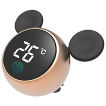 차량용 디퓨져 자동차 디퓨저 프로펠러 공기 콘센트 아로마 테라피 클립 터치 스크린 온도, 없음