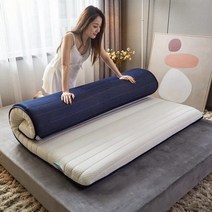슬로우토퍼 매트리스 메모리폼 uvr 침구 다다미 침대 싱글 또는 더블 접이식 라텍스 킹