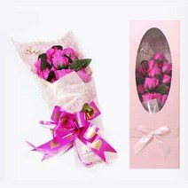 축하 졸업 기념 비누 장미꽃다발 20송이 기념일 고백 꽃다발재료 화이트데이 방향제꽃 임신축하 프로포즈 비누장미, 핑크