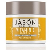 Jason Natural 에이지 리뉴얼 비타민 E 25 000IU 모이스처라이징 크림, 113g, 8개