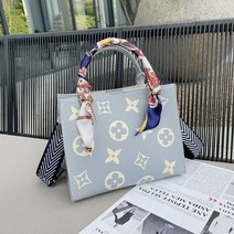 핸드백 뜨개질 가방 diy 핸드메이드 선물 여자친구 생일 선물 여자 아내 절친 커플 밸런타인데이 기념일 고백 삼팔부녀절 창의 여신 낙서 회색 + 제작 강좌, 클래식 그레이(재료 꾸러미)+제작 자습서