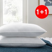 1+1 통세탁 항균베개솜 마이크로화이바 다운필 기능성베개솜(40X60/50X70) 8종, 1+1 데일리 경추베개솜(40X60)