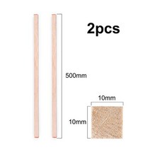 원목 DIY 발사 나무 공예 광장 모델 장난감 건물 조각 수공예 교육 액세서리 발사, 500x10x10-2pcs