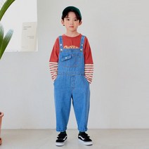 꼼마제이 포켓데님멜빵
