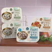 강원도 유기농 산나물 비빔밥 4팩세트 다이어트 냉동도시락 나물도시락 비건도시락, 골고루4팩(산나물+더덕+감자+명란)