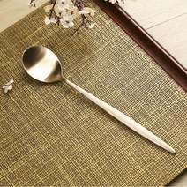 [순수담] 명인 명장 전통 방짜유기 커트러리 숟가락, 상세 설명 참조