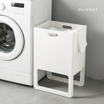 올리브엣 접이식 다용도 빨래 바구니, 그레이, 50개