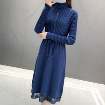 쉬폰 고급 편한 럭셔리롱 벨벳롱원피스 블랙 예쁜 연말 원피스쇼핑몰 면레이스 목폴라 원피스
